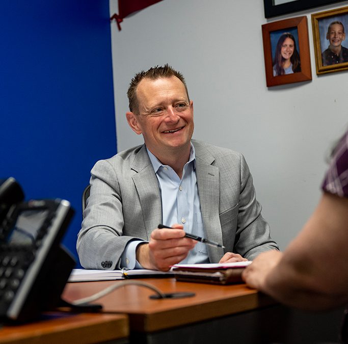 Jim Dunlop from Advent Partners with client